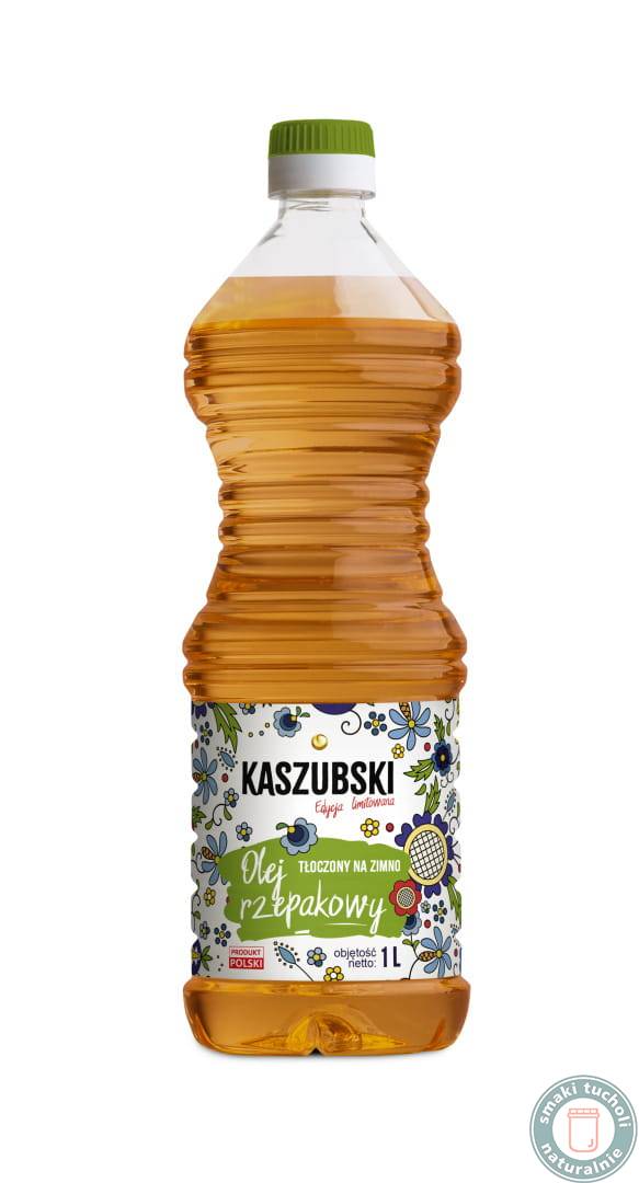 Olej kaszubski rzepakowy ed. limitowana Olej rzepakowy Kaszubski edycja limitowana 1L - obrazek 1